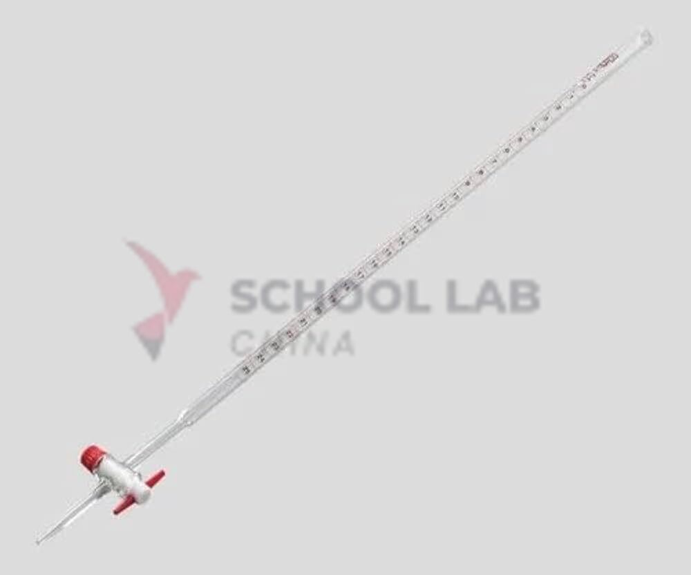 Glass Burette - Glass Stopcock (Class B) - 100ml